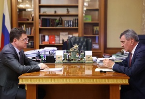 Сергей Меняйло встретился с заместителем Председателя Правительства РФ Александром Новаком
