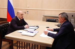 Сергей Меняйло и Михаил Мишустин провели двустороннюю встречу в Москве